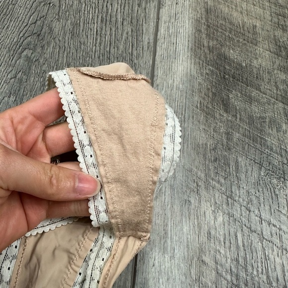 Aerie Tan Lace High Leg Thong - Picture 9 of 9